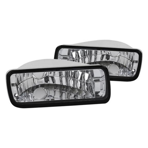 Chrome Crystal Turn Signal & Parking Lights for 1982-1992 Chevy Camaro