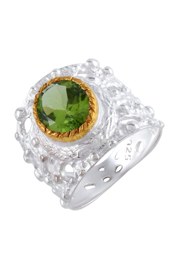 Chrome Diopside Gemstone Ring