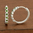 thumbnail image 1 of Chrome Diopside Hoops, 1 of 2