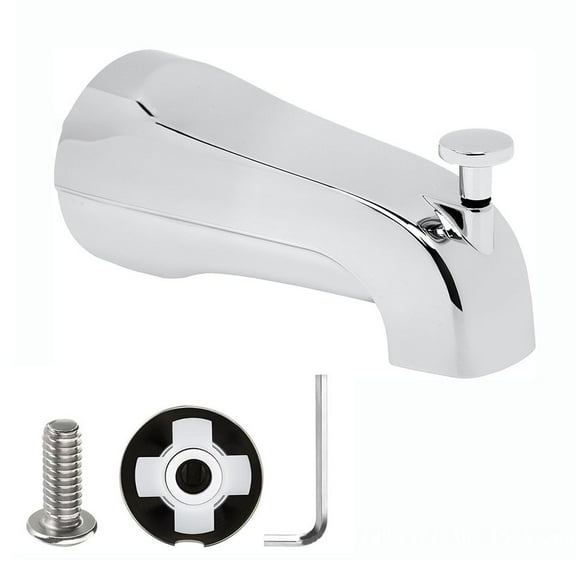 Chrome Diverter Tub Spout For Delta Bathroom Faucet Replacement And Upgrade