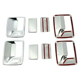 TRQ 4pc Metal Outside Exterior Door Handle Kit Set Chrome for Ford Super  Duty