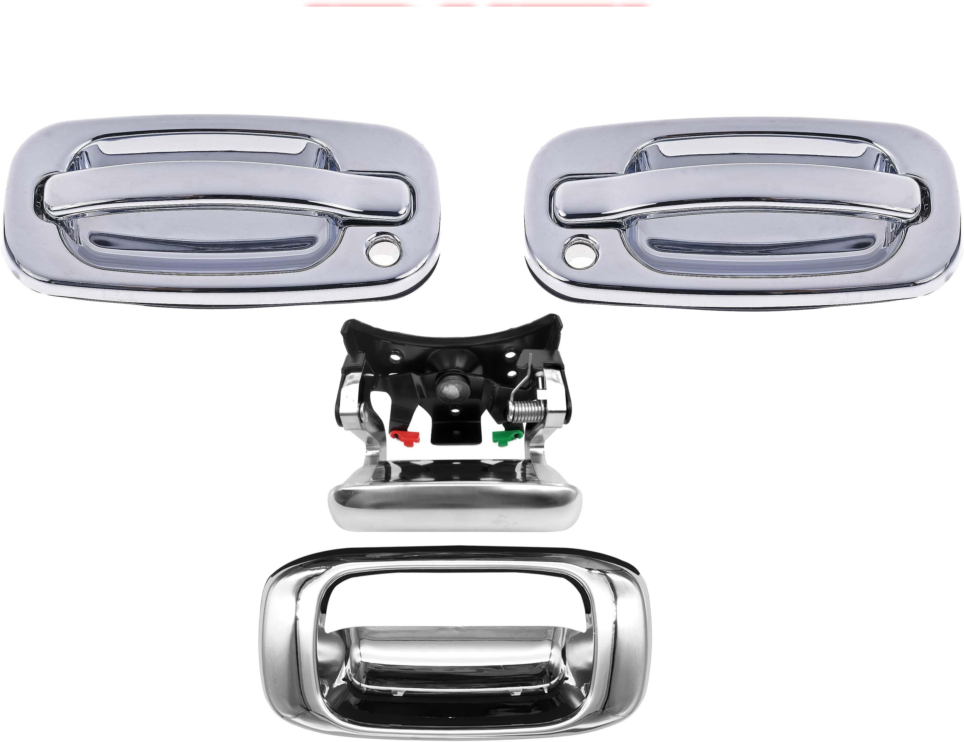 Chrome Door Handles For Chevy Silverado GMC Sierra 19992005 With