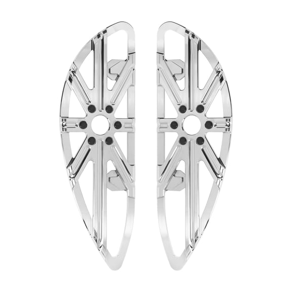 Chrome Driver Non-Slip Floorboards Footboard For Harley Road Electra Glide 86-23