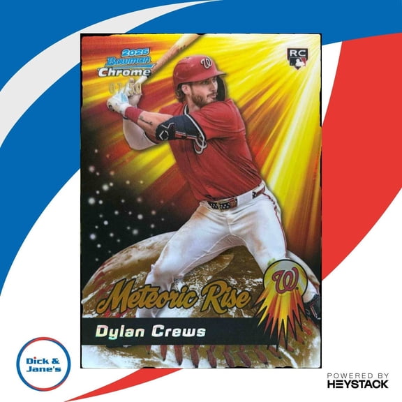 Chrome Dylan Crews #MR-10 Meteoric Rise Gold Refractor
