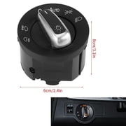 Chrome Euro Headlight AUTO Switch For VW Golf GTI MK5 MK6 Jetta Passat B6 06-09