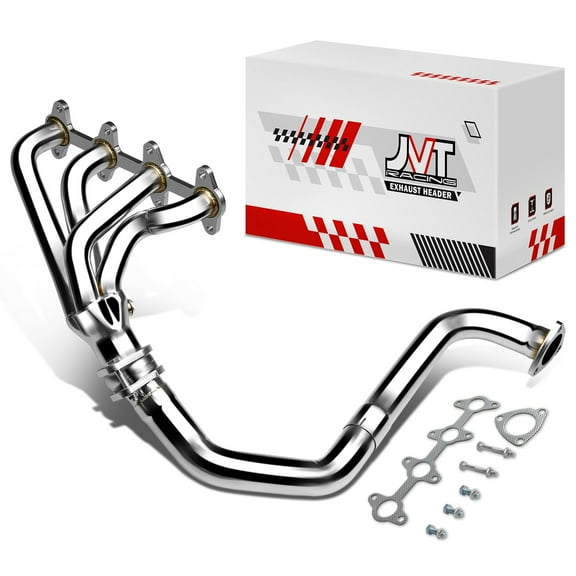 Chrome Exhaust Manifold Header For 94-03 Chevy S10 GMC Sonoma 2.2L 2WD Pickup