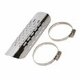 thumbnail image 1 of Chrome Exhaust Muffler Pipe Heat Shield Heel Guard for Harley Honda Kawasaki Suzuki Yamaha CB VTX VT VN XL FL FX Shadow Cruiser Chopper Custom, 1 of 2