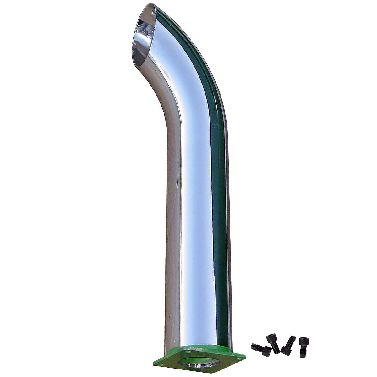 Chrome Exhaust Stack w/ Bend (w/ Hardware w/out Indentation) Fits John ...