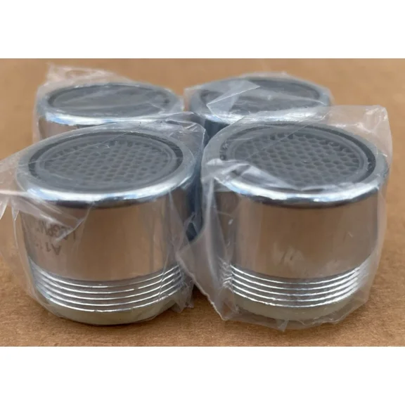Chrome Faucet Aerator, 1.0Gpm/3.8Lpm Max / A112.18.1 (Lot Of 4)