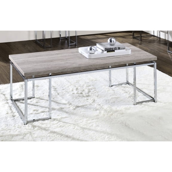 Chrome Finish Base / For Trendy Interiors / Gives a Sense of Lightness
