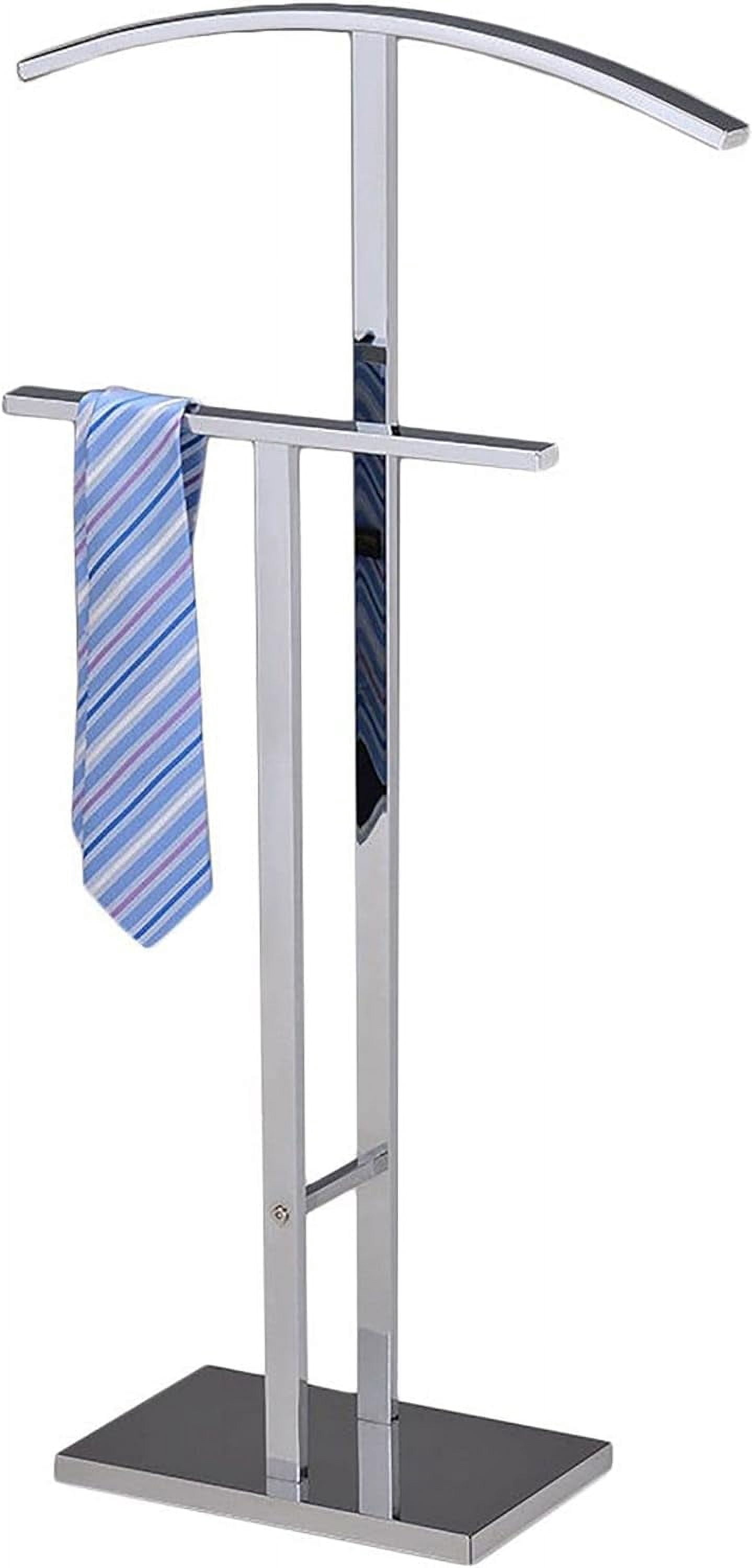 Chrome Finish Metal Suit Rack Valet Stand - Walmart.com