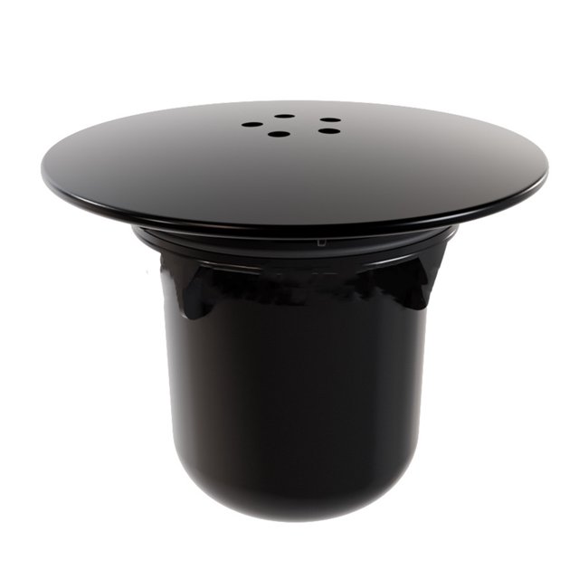 Chrome Finish Shower Drain Cover Easy Installation Dip Cup FastFlow