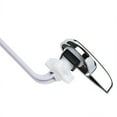 Chrome Finish Toilet Tank Flush Lever Handle Assembly Replacement for