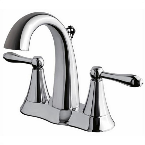 Chrome Finish Two Handle Lavatory Faucet