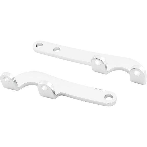 Speedway Motors Chrome Flat Plate Steering Arms Pair, Cross Steering Linkage Arms with 5/8 Inch Rod End Mounting Holes, Steel Construction, Compatible with 1937-1948 Ford Spindles