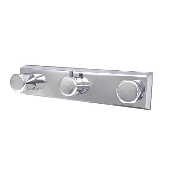 Chrome Flow Control Valve 8 Inch Metal Mobile Home/RV Shower Faucet