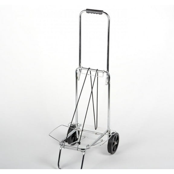 Chrome Foldable Folding Airport Luggage Suitcase Dolly Cart