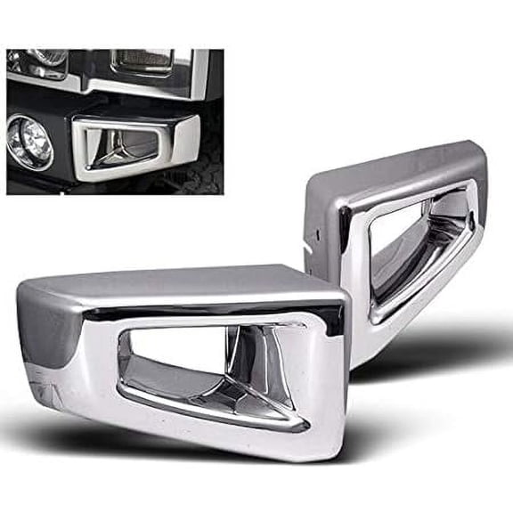 Chrome Front Bumper Guard Cover Set FITs: Hummer H2 2003-2009