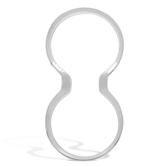 Chrome Front Cup Holder Frame Cover Trim Fit For Jeep Grand Cherokee 2011-2021
