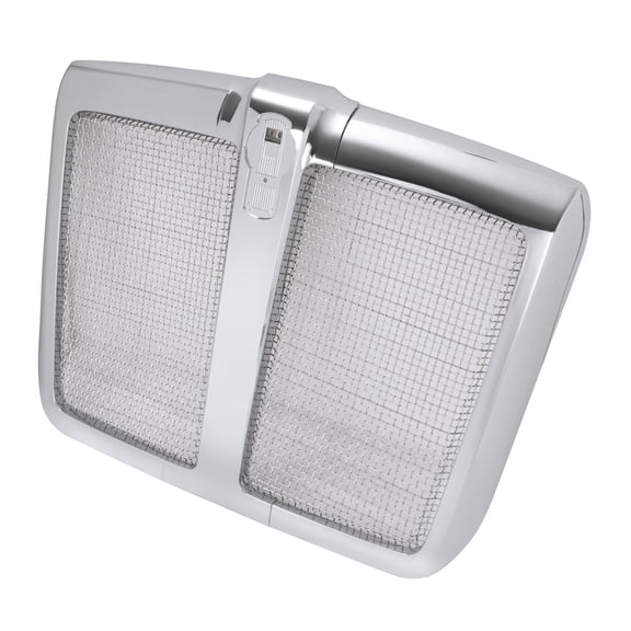 Chrome Front Grille Grill Assembly w/ Bug Screen Net For Kenworth T680 2014-2022
