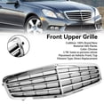 thumbnail image 1 of Chrome Front Grille Grill Fit Mercedes-Benz E Class W212 E350 E550 2010-2013, 1 of 5
