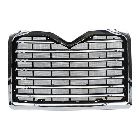 Chrome Front Grille With Bug Screen Fit For Mack Vision Truck 2002-2016