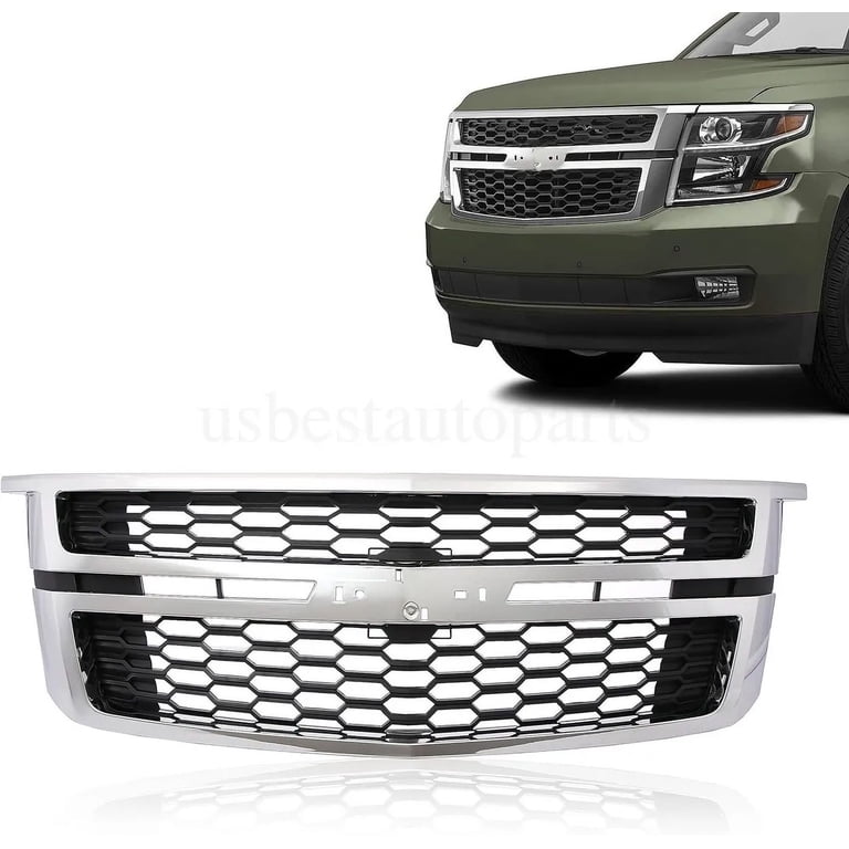 labwork Front Bumper Grille Upper Chrome Straight Trim