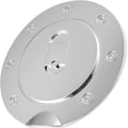 thumbnail image 1 of Chrome Fuel Tank Cap Fits for 07-03 Ford F150, 99-10 Ford F-250 F-350 F-450 F-550 Super Duty, 97-17 Ford Expedition, 00-05 Ford Excursion - Triple Gas Door Cover, 1 of 4