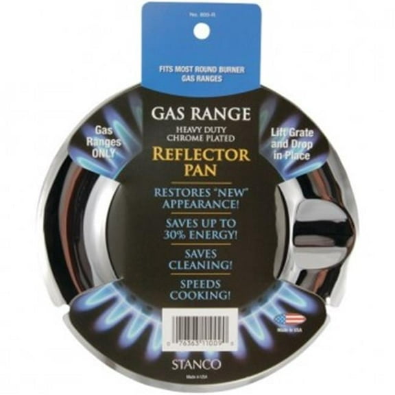 Chrome Gas Pan, Round