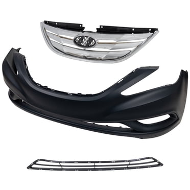 Evan-Fischer CAPA Certified Lower Bumper Grille For 2011-2013 Hyundai Sonata - Textured Gray