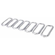 Chrome Grille Trim Set For 15-18 Jeep Renegade Ch1210121 Ships Today Fits select: 2015-2018 JEEP RENEGADE LATITUDE