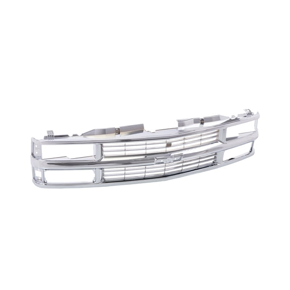 Chrome Grille w/Chromed Insert For 94-99 Chevy C/K Pickup Suburban Tahoe Blazer