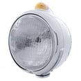 thumbnail image 1 of Chrome Guide 682-C Headlight H6024 & Dual Mode LED Signal - Amber Lens, 1 of 1