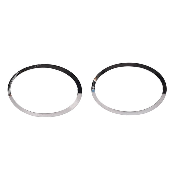 Chrome Headlight Trim Set - Left and Right Pair-Headlight Trim Ring Chrome Left and Right Set