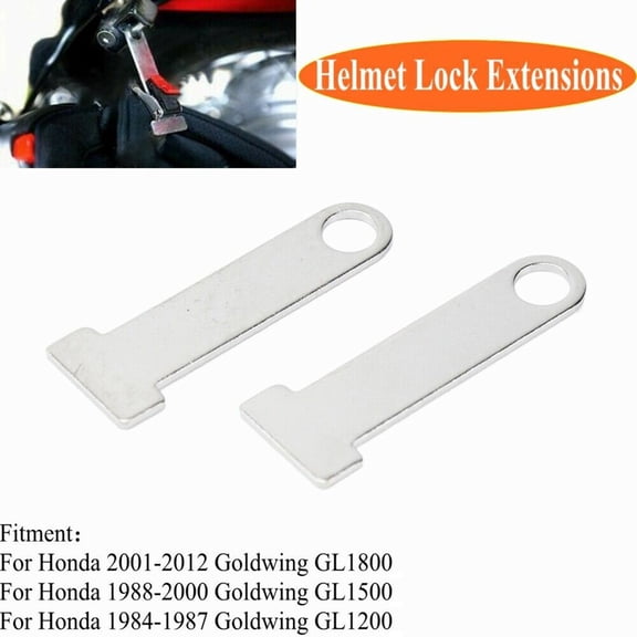 Chrome Helmet Strap D-Ring Lock Extension For Honda GL1800 GL1500 1200