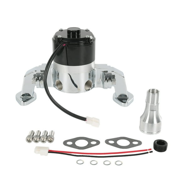 Chrome High Flow Aluminum Electric Water Pump For Big Block Chevy 396 454 427