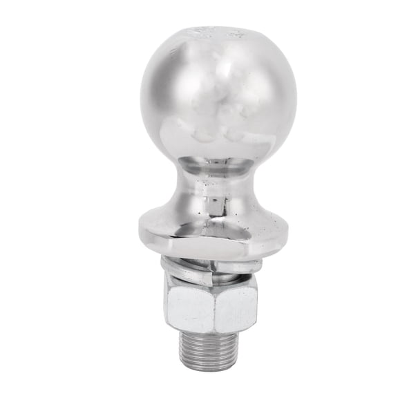 Chrome Hitch Balls Easy To Install Corrosion Resistant Round Shank 2000LBS Capacity Hitch Ball For ATV UTV Lawn Tractor