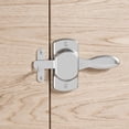 thumbnail image 1 of Chrome Hoosier Icebox Right Side Latch cupboard latch Lock Renovators Supply, 1 of 3