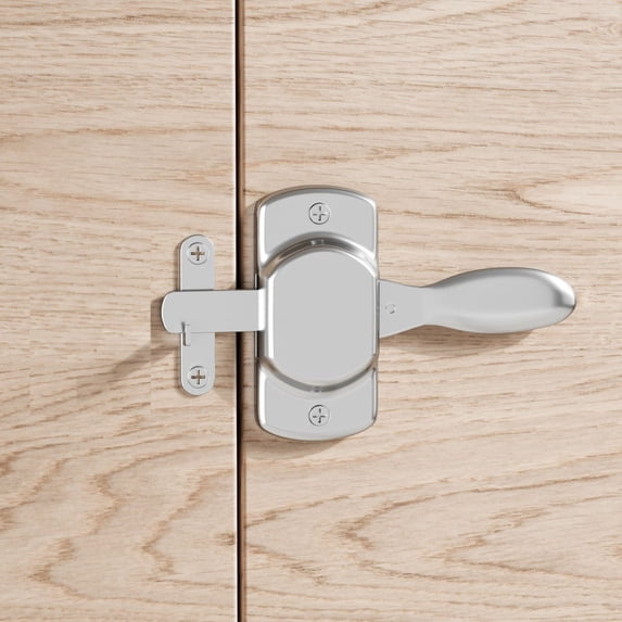 Chrome Hoosier Icebox Right Side Latch cupboard latch Lock Renovators Supply