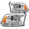 thumbnail image 2 of DNA MOTORING Left Driver Side Headlight For 2009-2017 Ram 1500 & 2500 - Factory Style Halogen Replacement 2 of 6