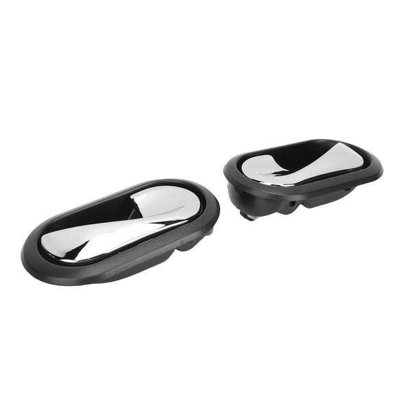 Chrome Interior Door Handles Left Right Inner Car Inside Grip Replacement for Dacia Duster Sandero Logan Dokker Lodgy 2 Count Pack