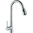 Chrome Kitchen Faucet with Pull Down Sprayer, Brass Household Anti