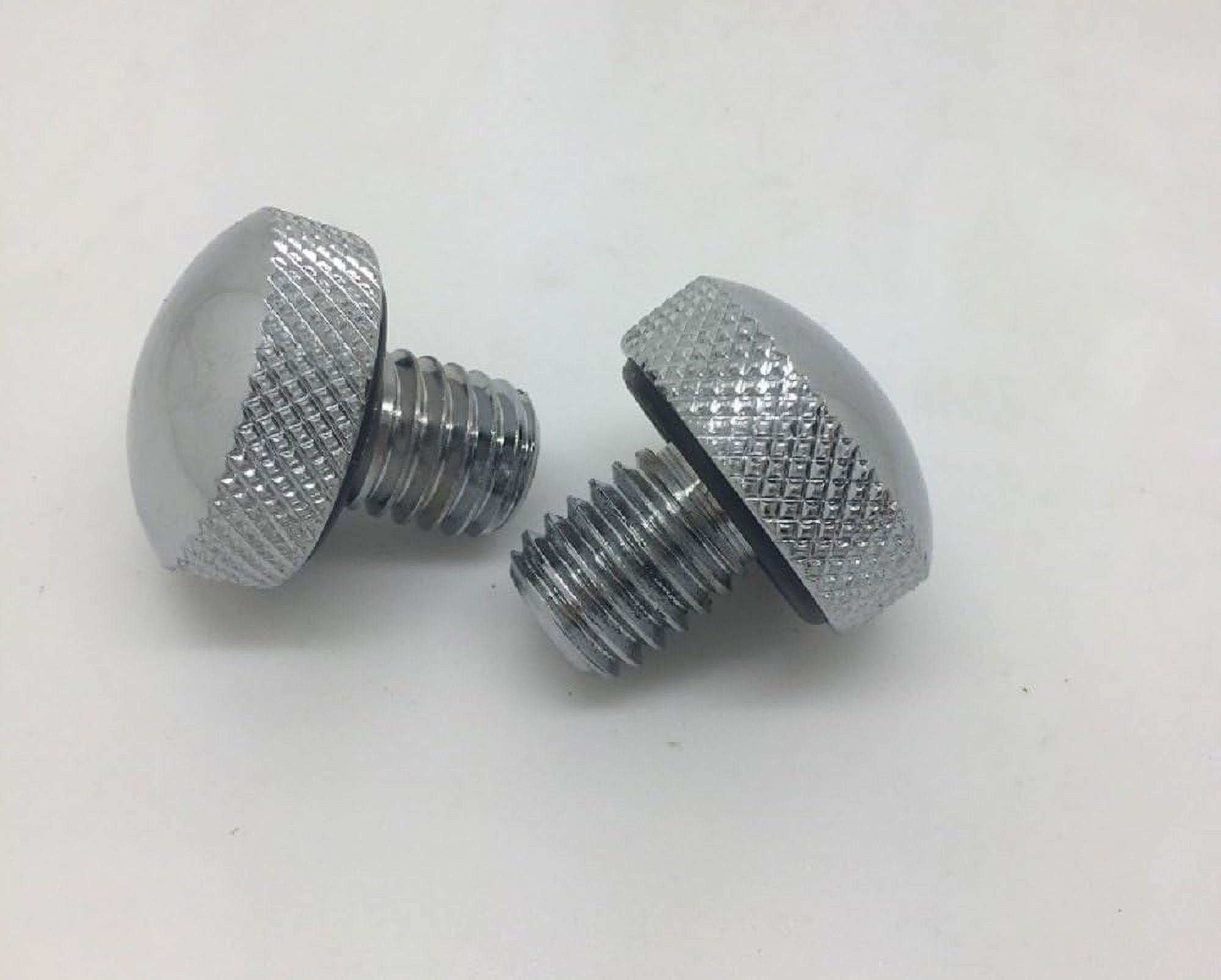Chrome Knurled Bolt Kit For Softail FXST And FLST 19842007 Seats