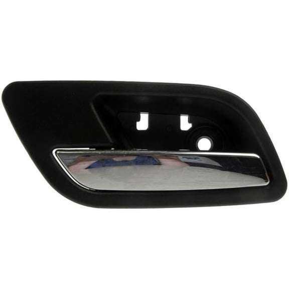Chrome Lever with Black Bezel Interior Door Handle Without Door Lock Button Help Series for 2007 Chevrolet Suburban 2500 LTZ 8 Cyl 6.0L RB81192