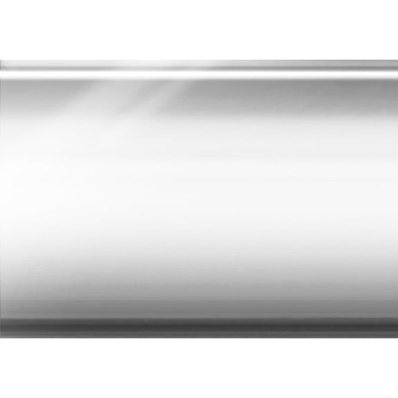 Chrome Metal Coffee Table with X Design / Stylish Addition to Living Room