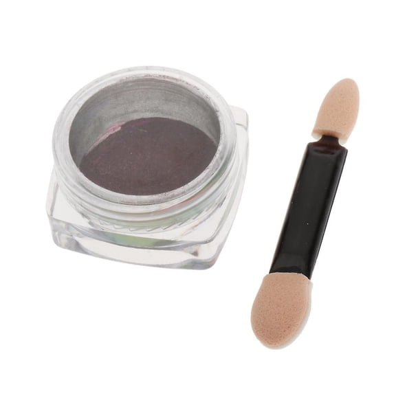 Chrome Mirror Effect Holographic Iridescent Nail Art Glitter Powder Pigment Green