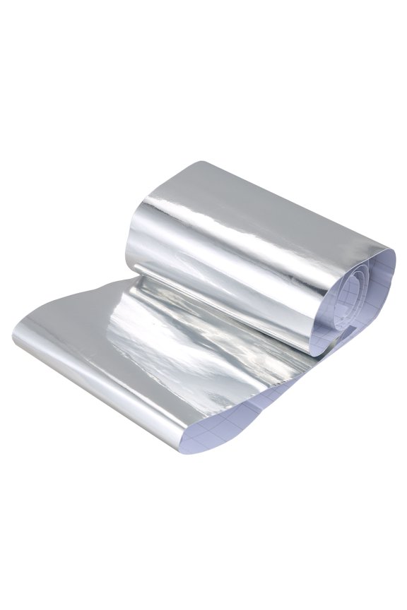 Chrome Mirror Vinyl Film Wrap Sticker Decal Stretchable Reflective 152x20cm silver
