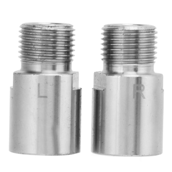 Chrome Moly Bike Pedal Extenders, 20mm Extension, Mountain, Road Folding Bikes, 9/16" Thread