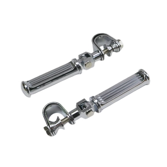 Chrome Motorcycle Engine Guard Highway Foot Pegs Footpeg Kit for Harley Honda