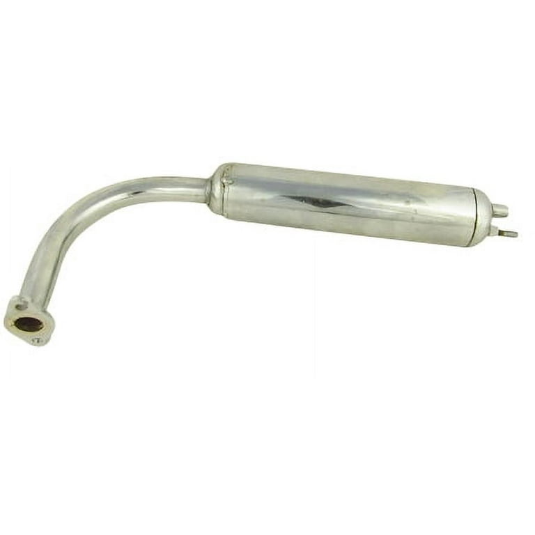 Chrome Muffler Exhaust 2 Stroke 49cc 60cc 66cc 80cc Motorized Bicycle Bike Engine Kit Walmart
